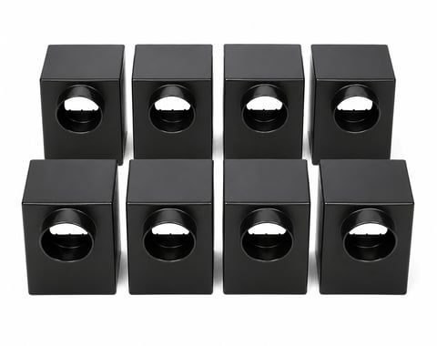 Production run of molded connector insulating covers