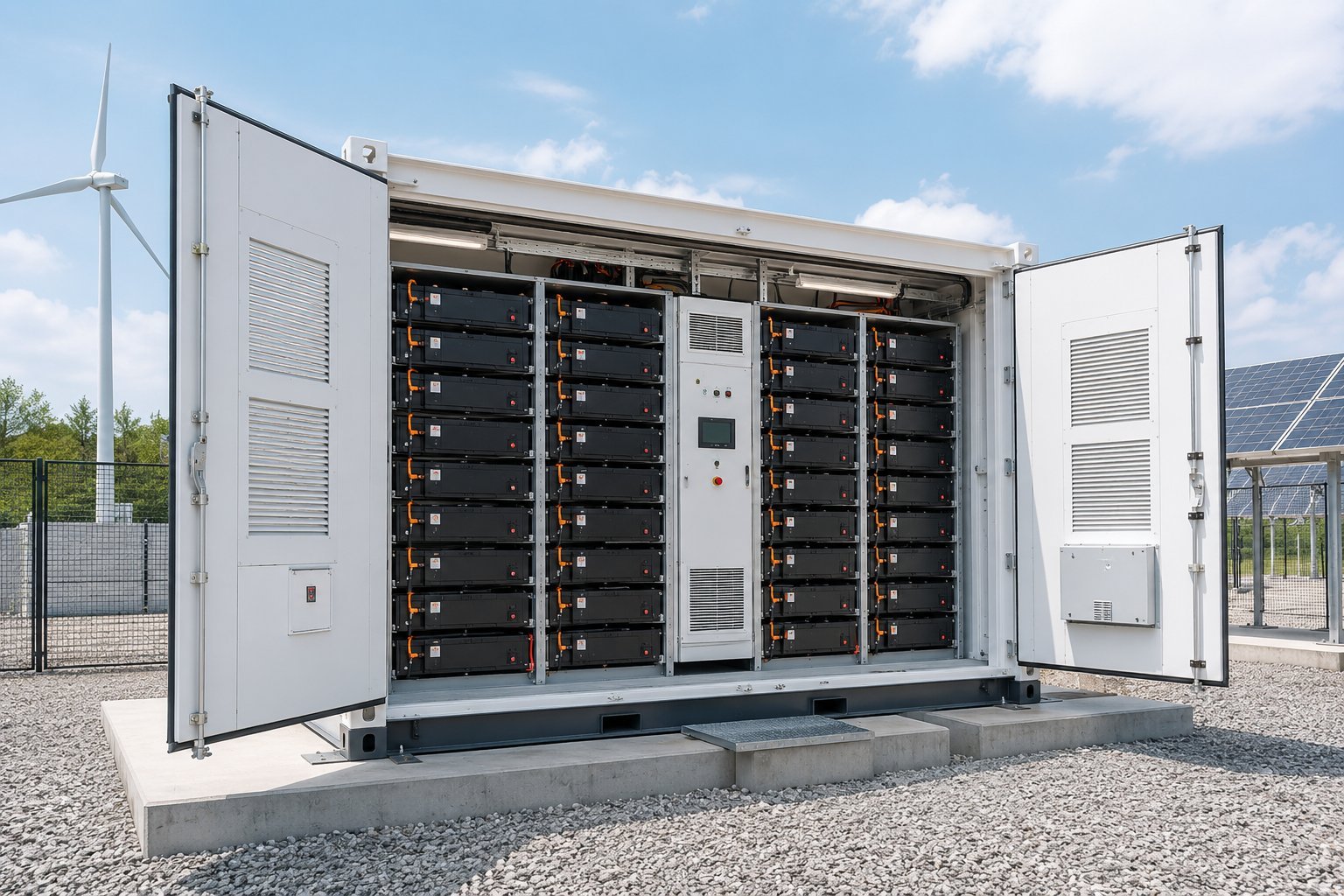BESS container enclosure